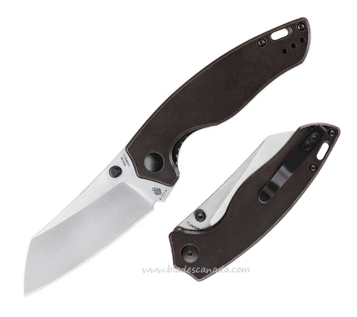 Kizer Towser K Folding Knife, 154CM, Copper Black, V4593C3