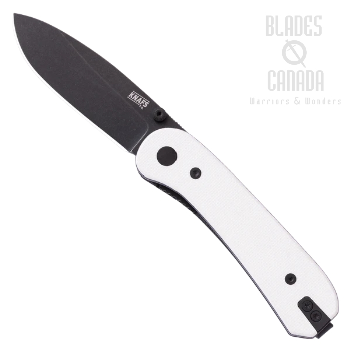 Knafs Lander 1 Folding Knife, D2 Stonewash, G10 White, 00376