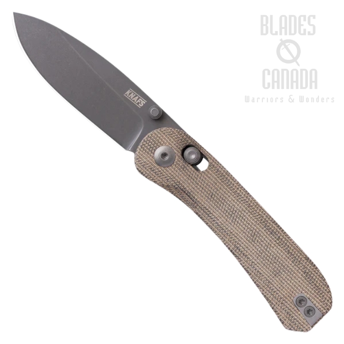 Knafs Lander 3 Clutch Lock Fodling Knife, S35VN Moondust, Canvas Micarta Moondust, 00397
