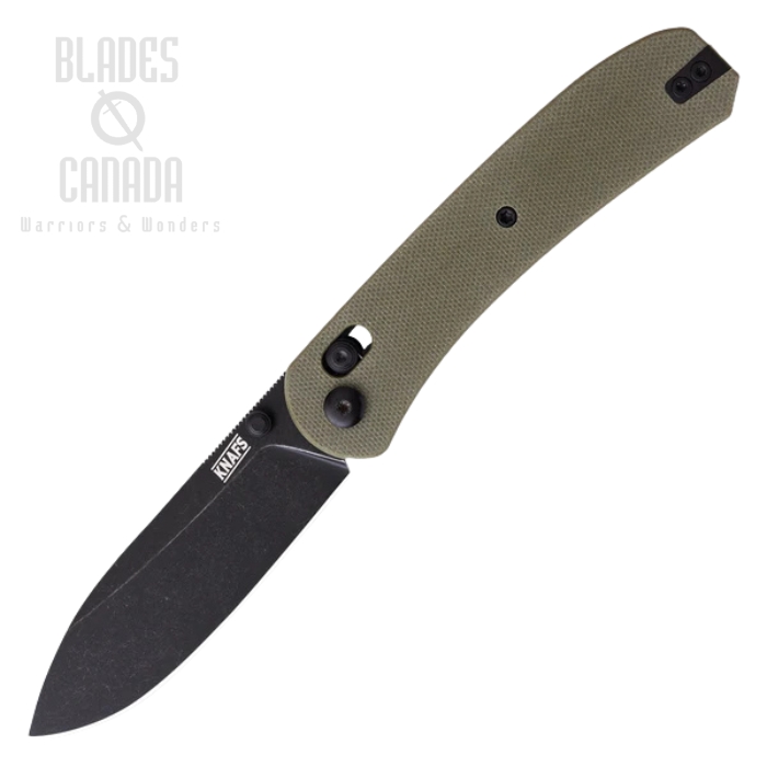Knafs Lander 2 Clutch Lock Folding Knife, S35VN Black SW, G10 OD Green, 00511