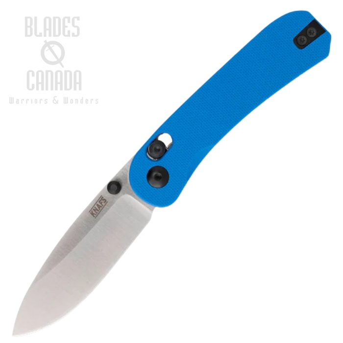 Knafs Lander 3 Clutch Lock Folding Knife, S35VN Stainless, G10 Blue, 00515