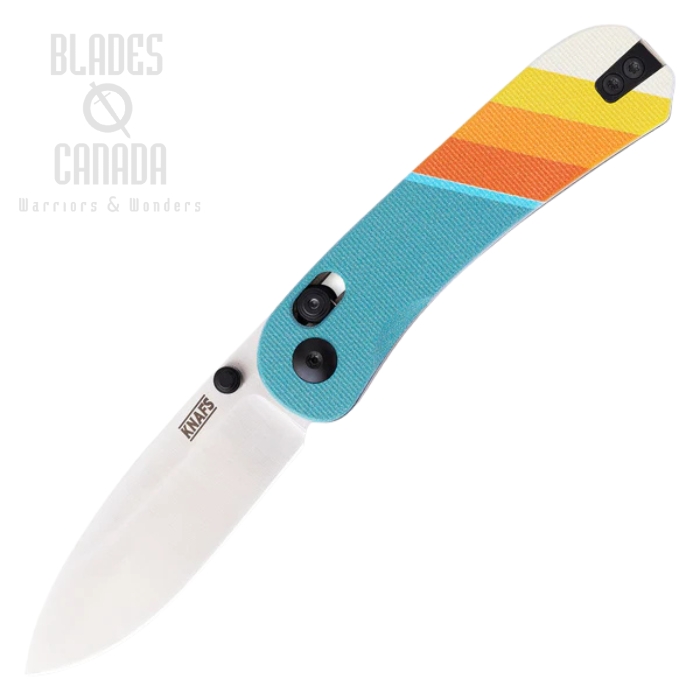 Knafs Lander 3 Clutch Lock Folding Knife, S35VN Satin, G10 Good Vibes, 00522
