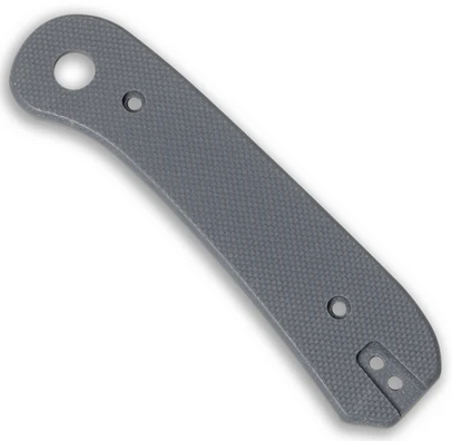 Knafs Lander 1 Knife Scales, Flat G10 Slate Grey, 00082