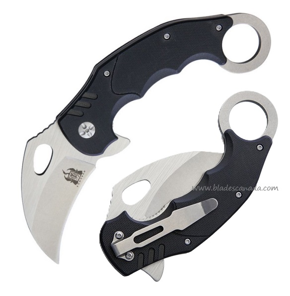 Komoran Karambit Flipper Folding Knife, Stainless, G10, KO019