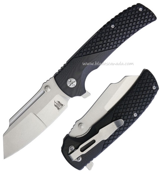 Komoran KO022 Flipper Folding Knife, Stainless, G10, KO022