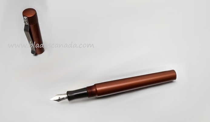 Karas Kustoms Fountain K Aluminum - Brown Body/Black Grip - Click Image to Close