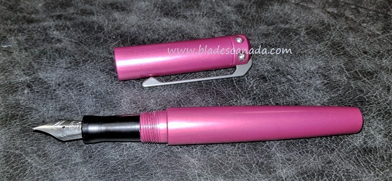 Karas Kustoms Ink Fountain Aluminum - Pink Body/Black Grip