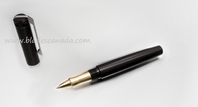 Karas Kustoms Ink Rollerball Aluminum - Black Body/Brass Grip