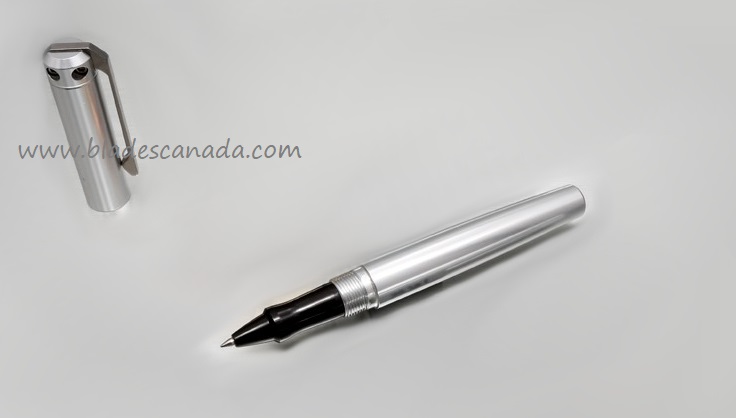 Karas Kustoms Ink Rollerball Aluminum - Silver Body/Black Grip