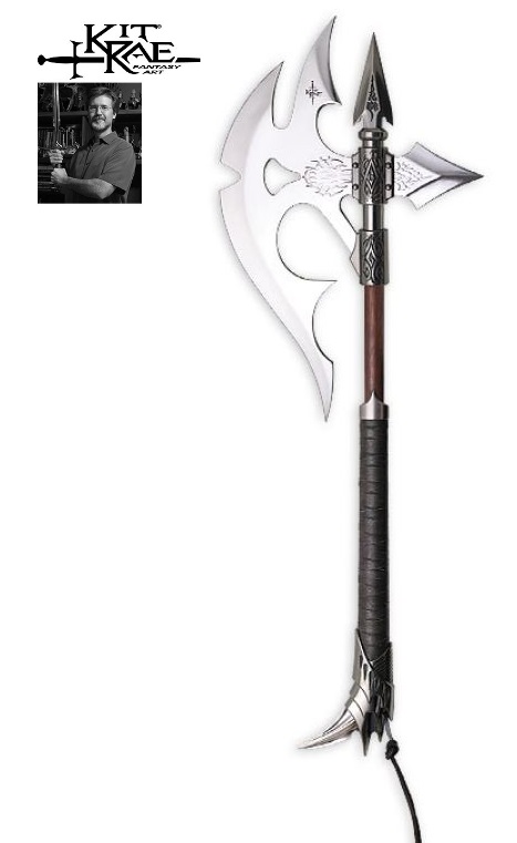 Kit Rae Black Legion War Axe, Special Edition, KR0037S - Click Image to Close