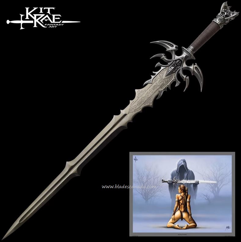 Kit Rae Vorthelok Dark Edition Fantasy Sword, KR0046DK - Click Image to Close