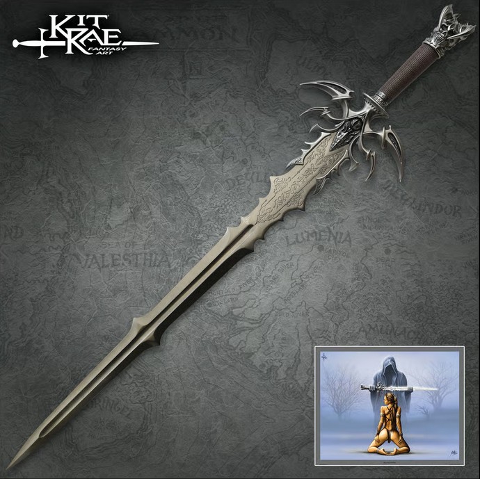 Kit Rae Vorthelok Dark Edition Fantasy Sword, KR0046DK