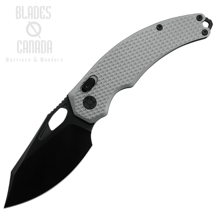 Kunwu X-Padre XT Lock Folding Knife, Elmax Black, Titanium Black Diamond Texture, X706T3