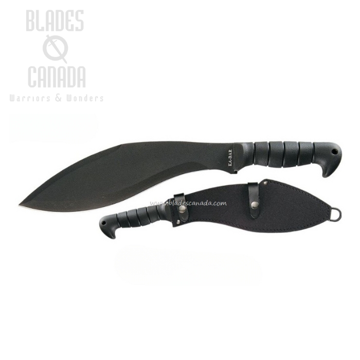 Ka-Bar Kukri Machete, SK5 Steel, Leather/Cordura Sheath, 1249