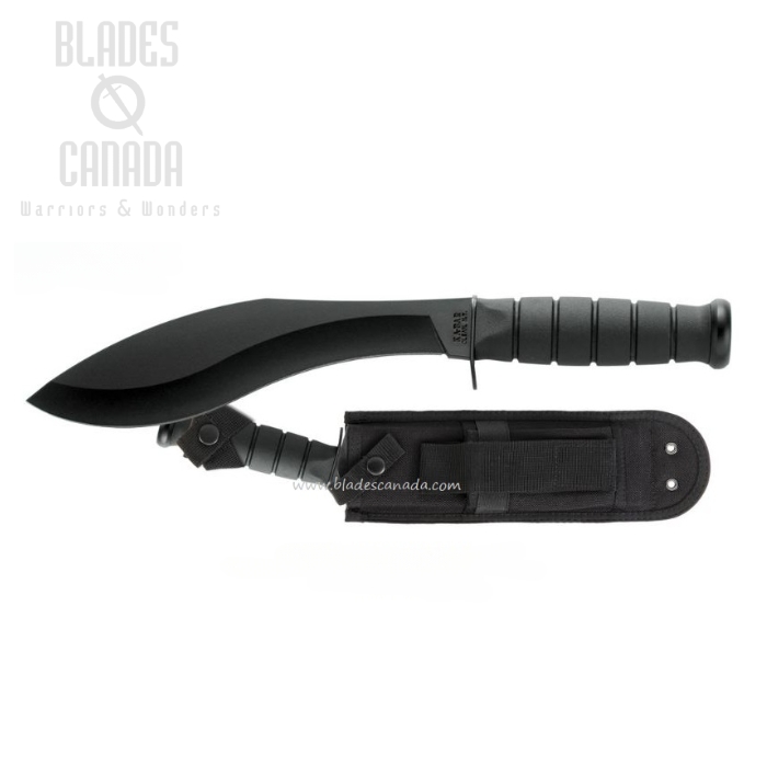 Ka-Bar Combat Kukri Machete, 1095 Cro-Van, Polyester Sheath, 1280
