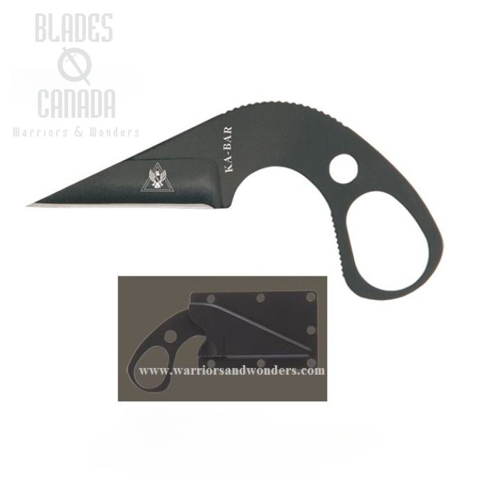 Ka-Bar TDI Last Ditch Fixed Blade Neck Knife, Stainless Steel, Hard Sheath, Ka1478BP