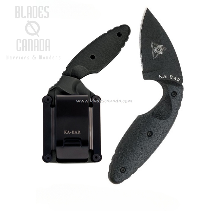 Ka-Bar TDI Law Enforcement Fixed Blade Knife, AUS 8A, Hard Sheath, 1480