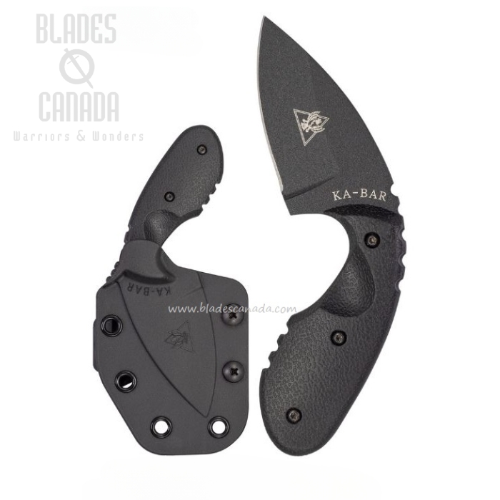 Ka-Bar TDI Investigator Fixed Blade Knife, AUS 8A, Hard Sheath, 1493
