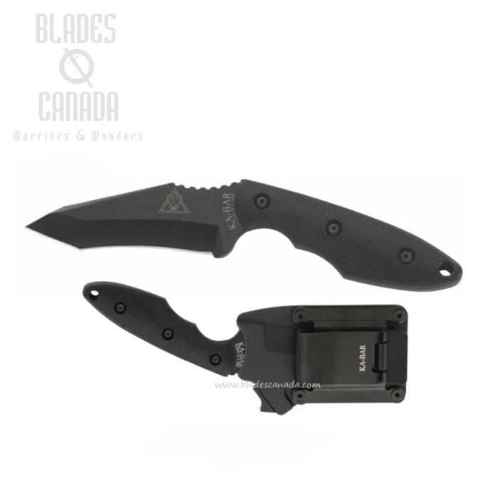 Ka-Bar TDI Hinderer Hell Fire Fixed Blade Knife, 1095 Cro-Van, Hard Sheath, 2486
