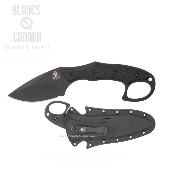 Ka-Bar TDI Pocket Strike Fixed Blade Knife, AUS 8A, Ka2491