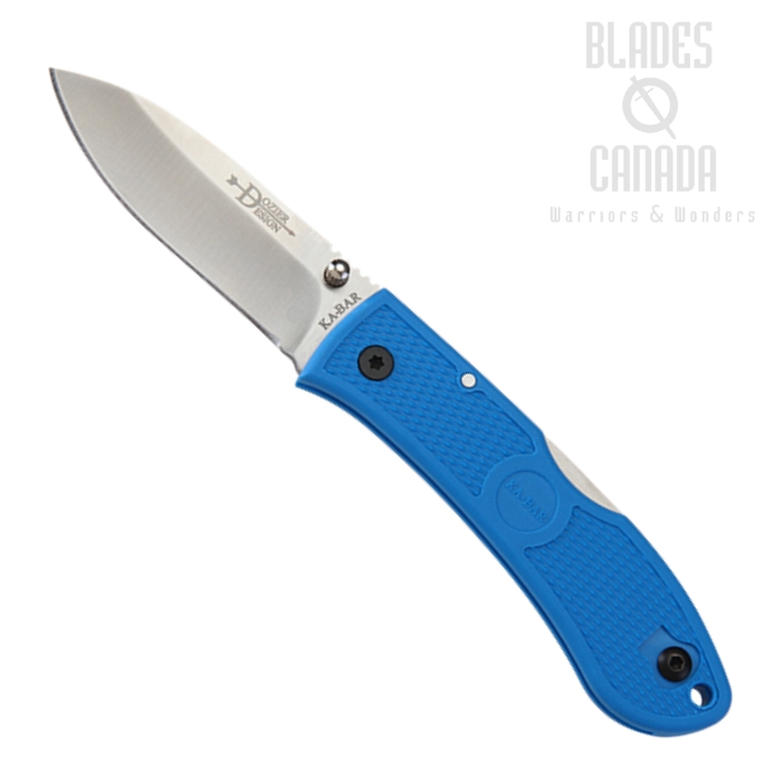 Ka-Bar Dozier Hunter Folding Knife, AUS 8A, Blue, 4062BL Ka-Bar Dozier Hunter Folding Knife, AUS 8A, Blue, 4062BL