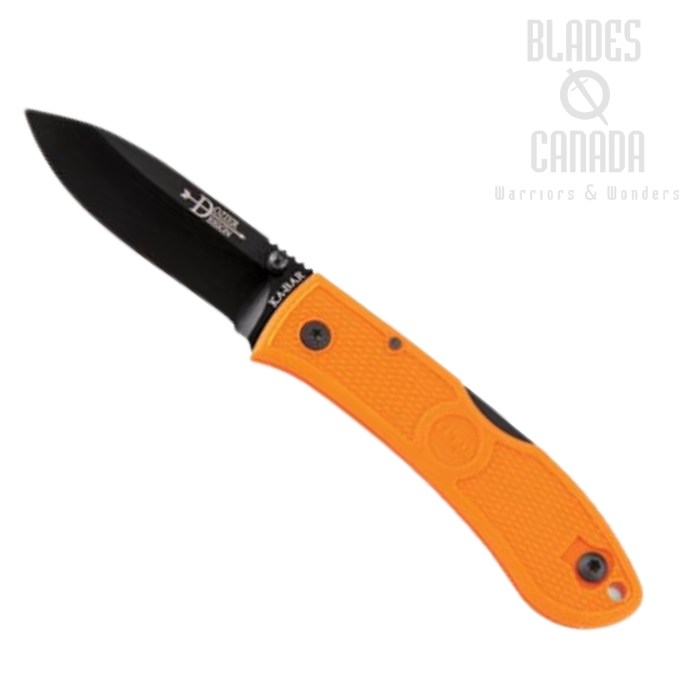 Ka-Bar Dozier Hunter Folding Knife, AUS 8A, Blaze Orange, 4062BO Ka-Bar Dozier Hunter Folding Knife, AUS 8A, Blaze Orange, 4062BO