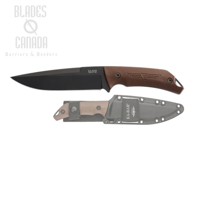Ka-Bar Jarosz Turok Fixed Blade Knife, 1095 Cro-Van, 7503