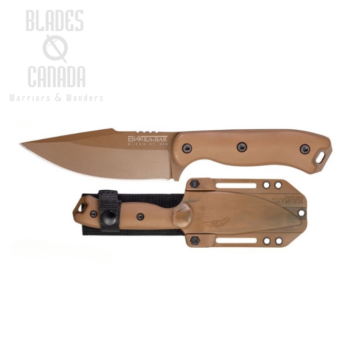 Ka-Bar Becker Harpoon Fixed Blade Knife, 1095 Cro-Van, KaBK18