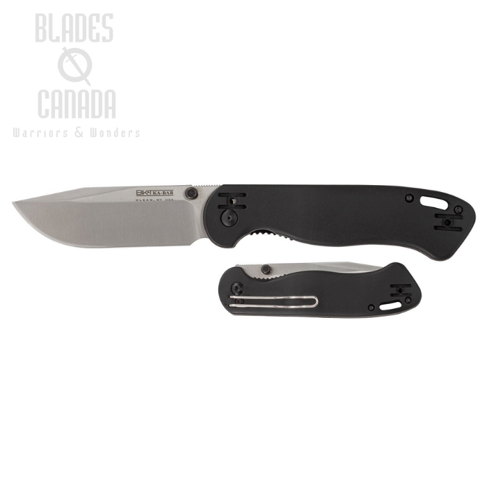 Ka-Bar BK40 Folding Knife, AUS 8A, GFN Black, BK40