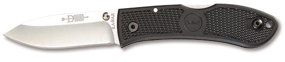 Ka-Bar Dozier Hunter Folding Knife, AUS 8A, Zytel Black, 4062