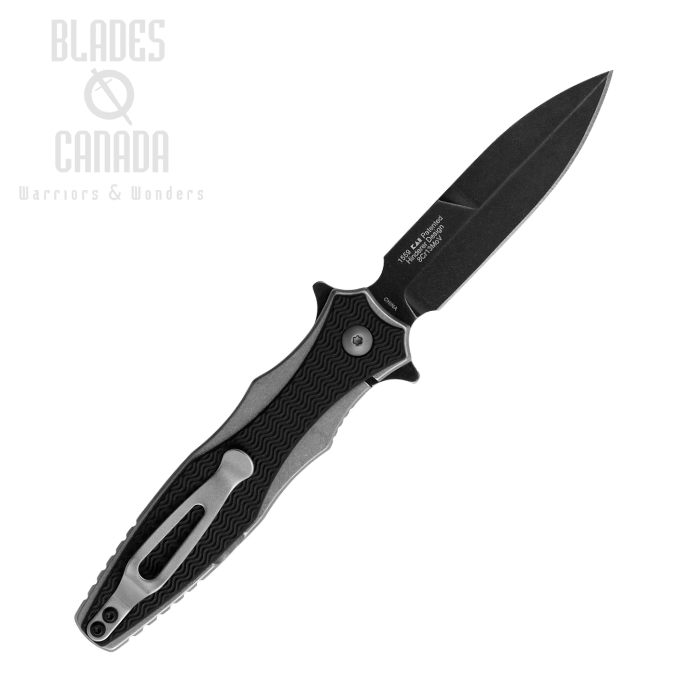 (image for) Kershaw Decimus Hinderer Flipper Framelock Knife, Assisted Opening, GFN/Stainless Steel, 1559