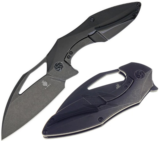 Kizer Megatherium Left Hand Framelock Folding Knife, S35VN SW, Titanium Black, KI4502L2 Kizer Megatherium Left Hand Framelock Folding Knife, S35VN SW, Titanium Black, KI4502L2