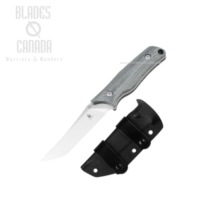 Kizer Elgon Fixed Blade Knife, D2 SW, Micarta Black, 1049A1