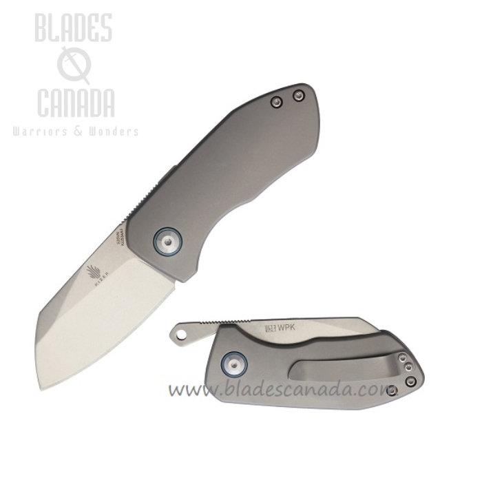 Kizer WPK Friction Framelock Folding Knife, S35VN, Titanium, 2534 A1