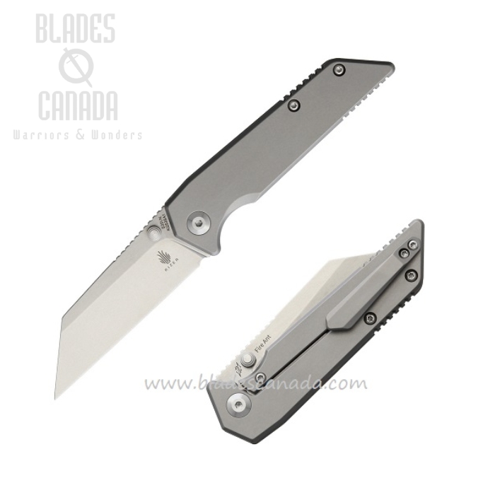 Kizer Fire Ant Framelock Folding Knife, S35VN, Tianium Handle, 2535A1