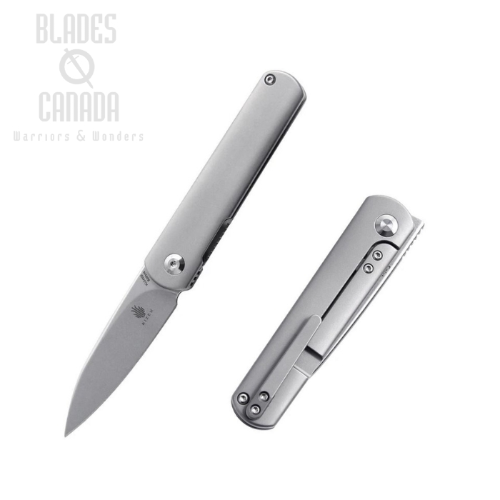 Kizer Feist Flipper Framelock Knife, S35VN, Titanium, 3499