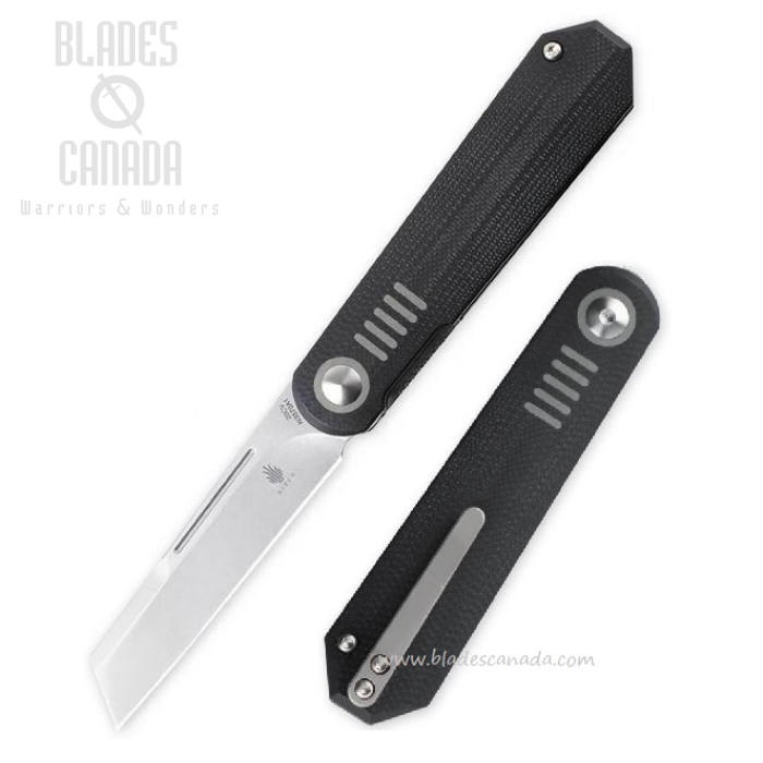 Kizer Lundquist De L'Orme Folding Knife, CPM 20CV, G10/CF, 3570A1