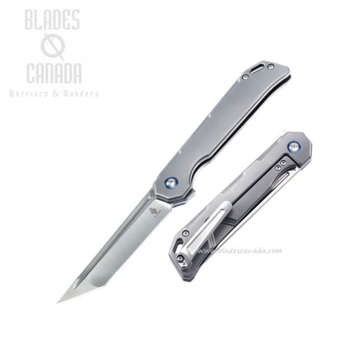 Kizer Begleiter Flipper Framelock Knife, S35VN, Titanium, 4458T2