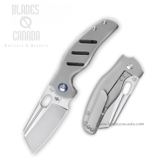 Kizer C01C Framelock Folding Knife, CPM S35VN, Titanium, 4488A4