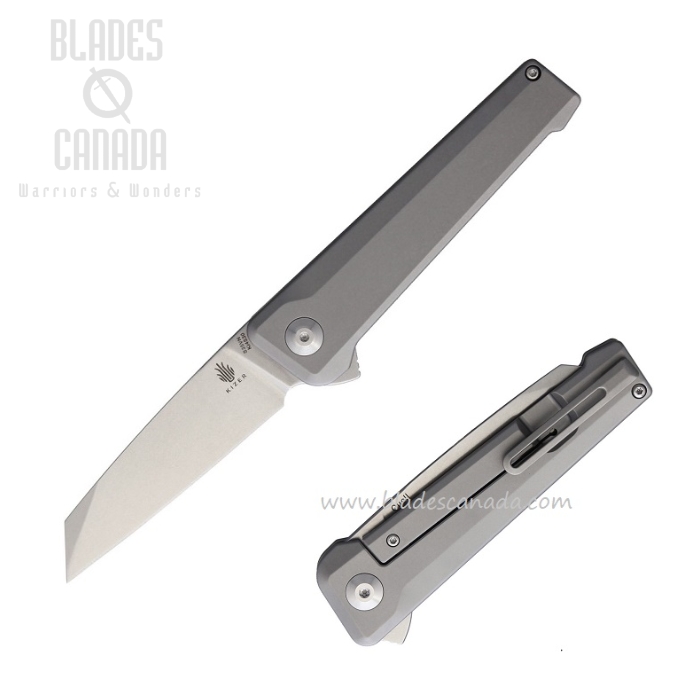 Kizer Quell Flipper Framelock Knife, S35VN, Titanium, 4530