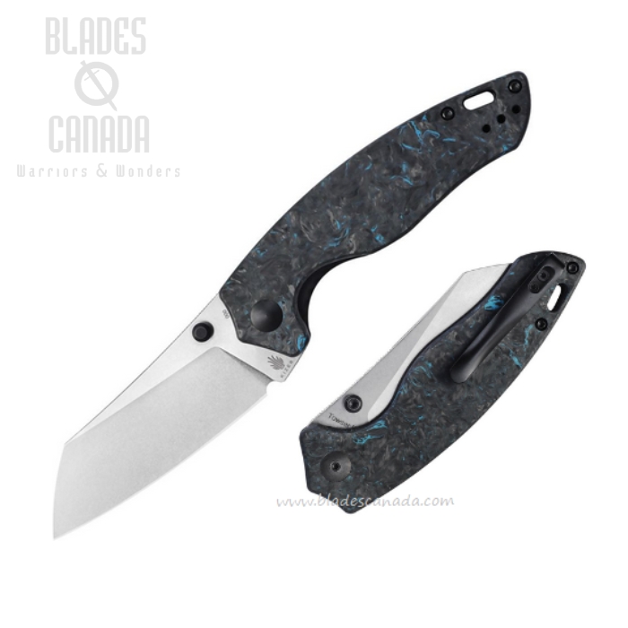 Kizer Azo Towser K Folding Knife, ELmax, Fatcarbon, 4593A1
