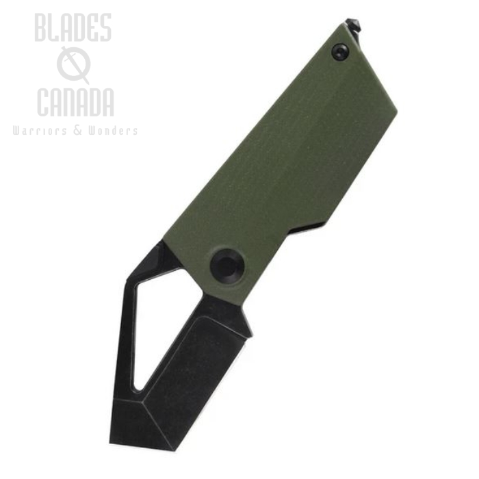 Kizer Vanguard Cyber Folding Knife, M390, G10 OD Green, V2563A1
