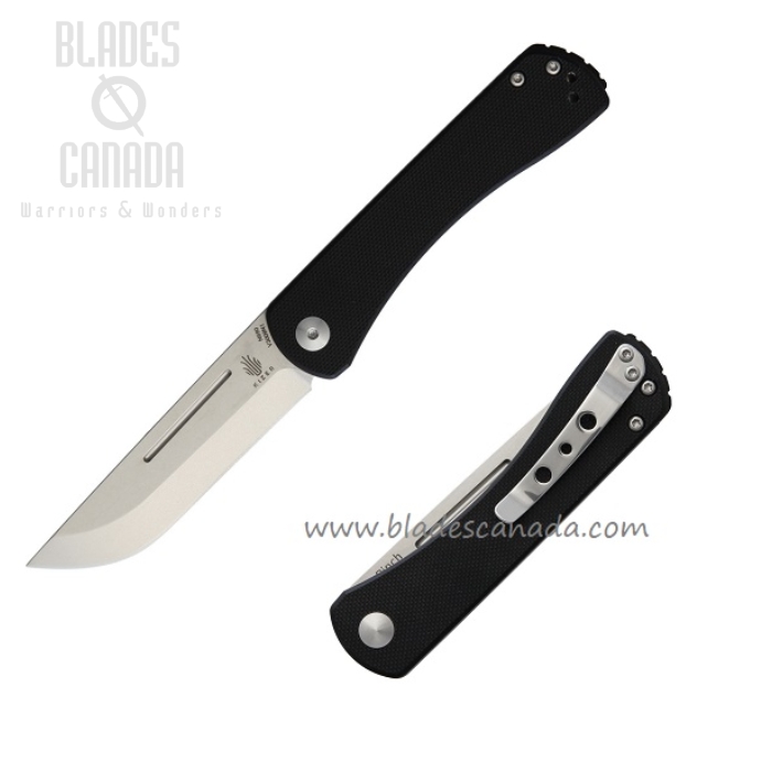 Kizer Vanguard Pinch Slipjoint Folding Knife, N690, G10 Black, V3009N1