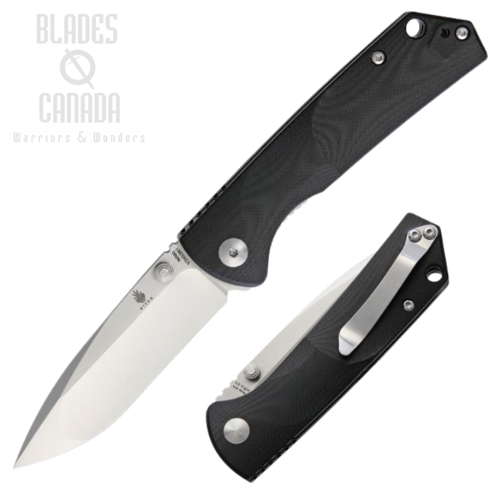 Kizer Vanguard Vigor V3 Folding Knife, N690, G10 Black, V3403N1