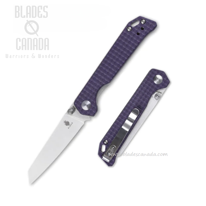 Kizer Mini Begleiter Folding Knife, N690, G10 Purple, V3458RN6