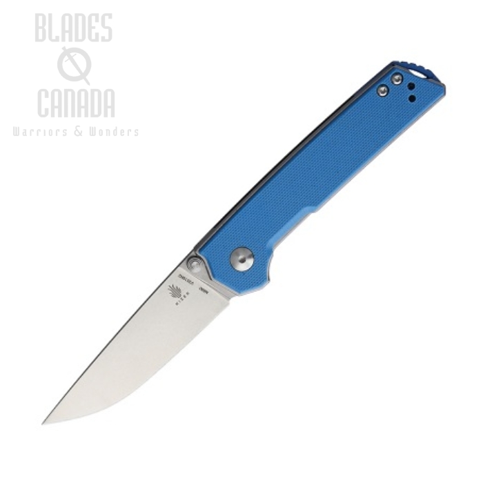 Kizer Vanguard Mini Domin Folding Knife, N690, G10 Blue, V3516N2