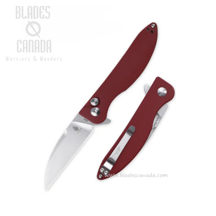 Kizer Sway Back Flipper Folding Knife, N690, Micarta Rd, V3566N4