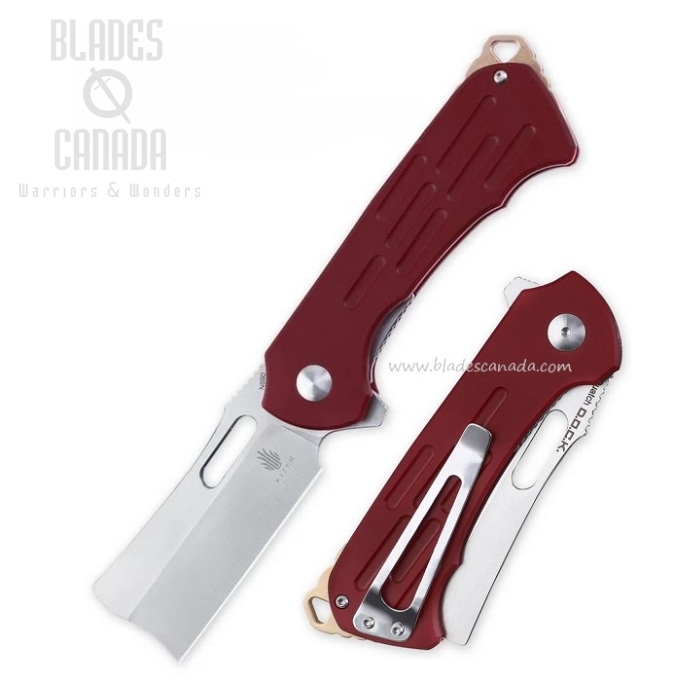 Kizer D.O.C.K. Quatch Cleaver Flipper Folding Knife, N690, V3574N2