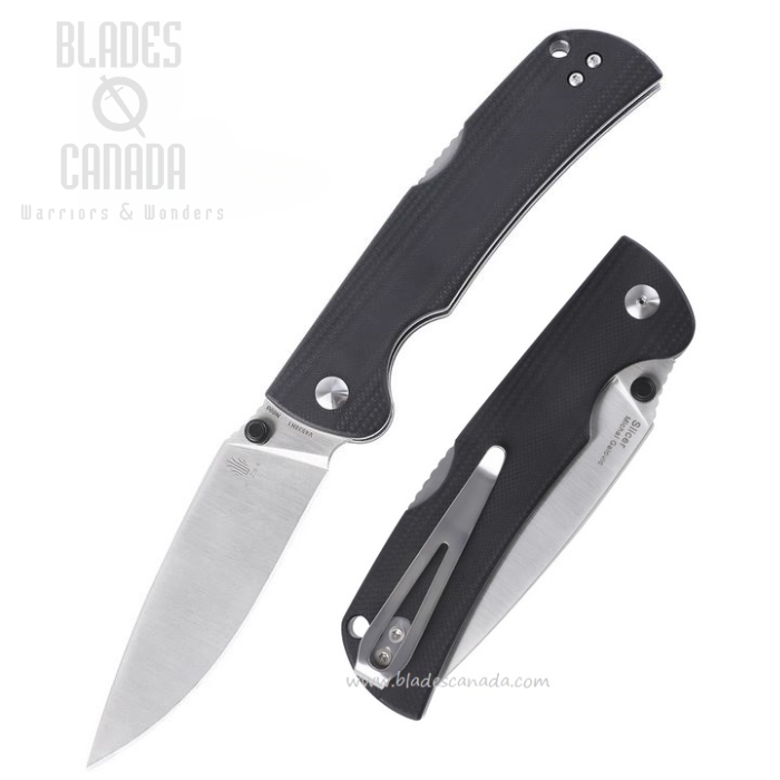 Kizer Slicer Folding Knife, N690, G10 Black, V4538N1