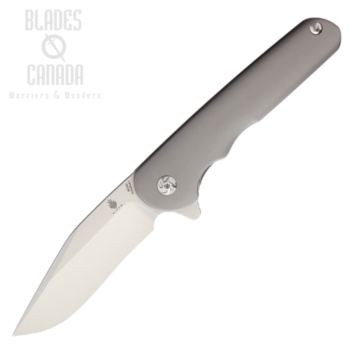 Kizer Flashbang Original Flipper Framelock Knife, S35VN, Titanium, 454A1